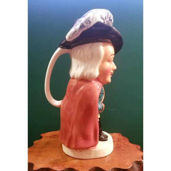 Vintage Burlington Ware Cavalier Toby Mug Made In England 7"x3"x3" - Picture 4 of 6